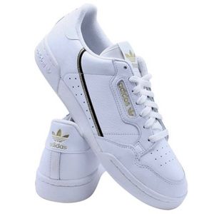 Adidas Continental 80 White/Black/Gold Metallic